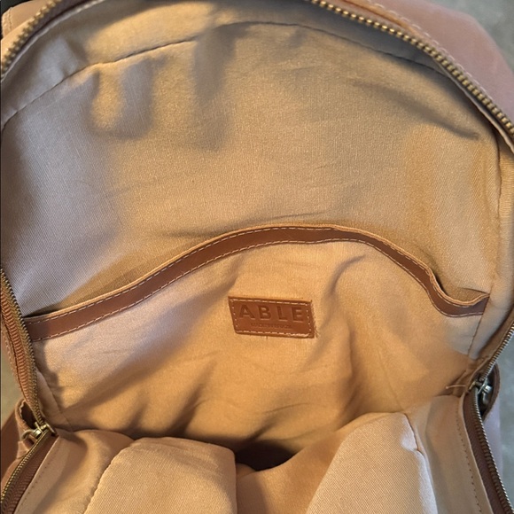 Able Tan Leather Backpack - Picture 10 of 11